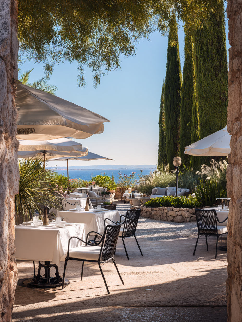 Restaurant Vista im DEIÁH Retreat in Cala de Deià