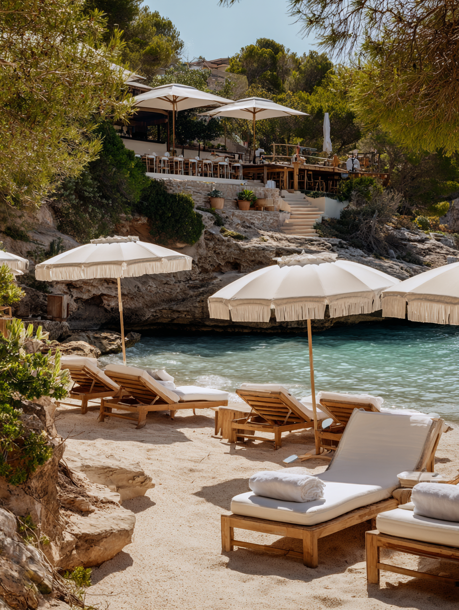 Beachclub im Retreat DEIÁH in Cala de Deià