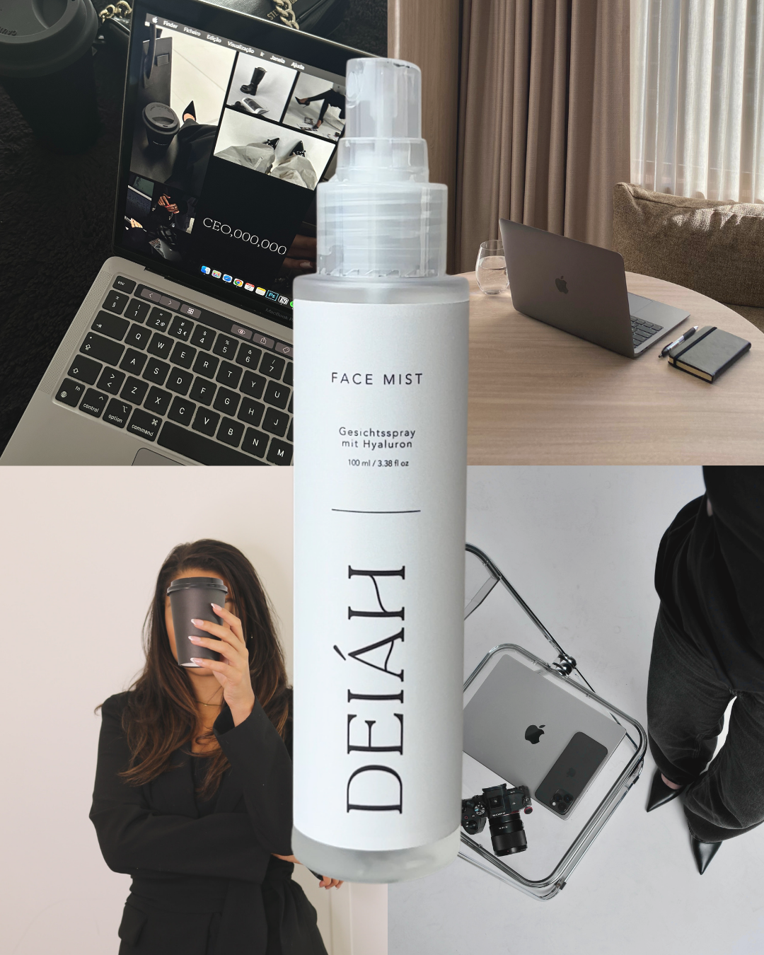 Face Mist Collage für Büro